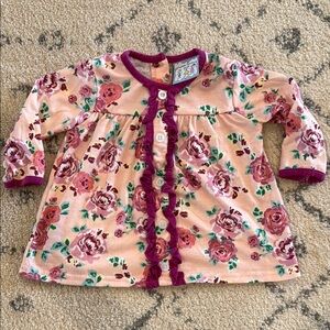 Three Sisters Floral Baby Dress with Ruffles